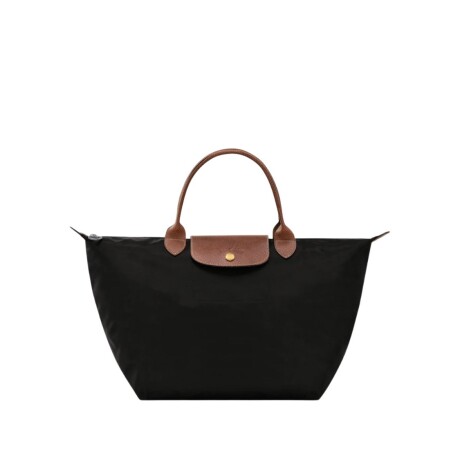 Longchamp -Cartera Longchamp plegable de nylon con cierre y asa corta, Le pliage M 0