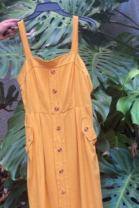 VESTIDO SOLEDAD Mostaza