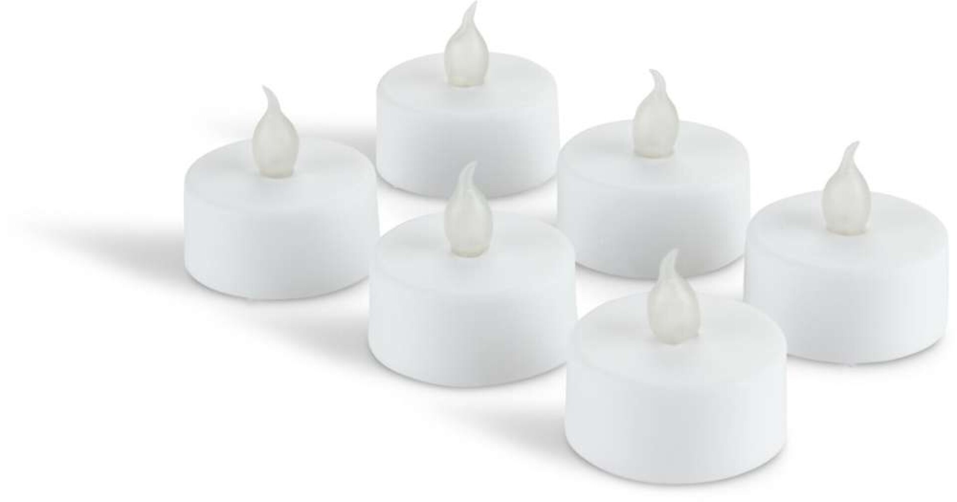 Vela LED MORGAN temporizador 6 uds - Blanco 
