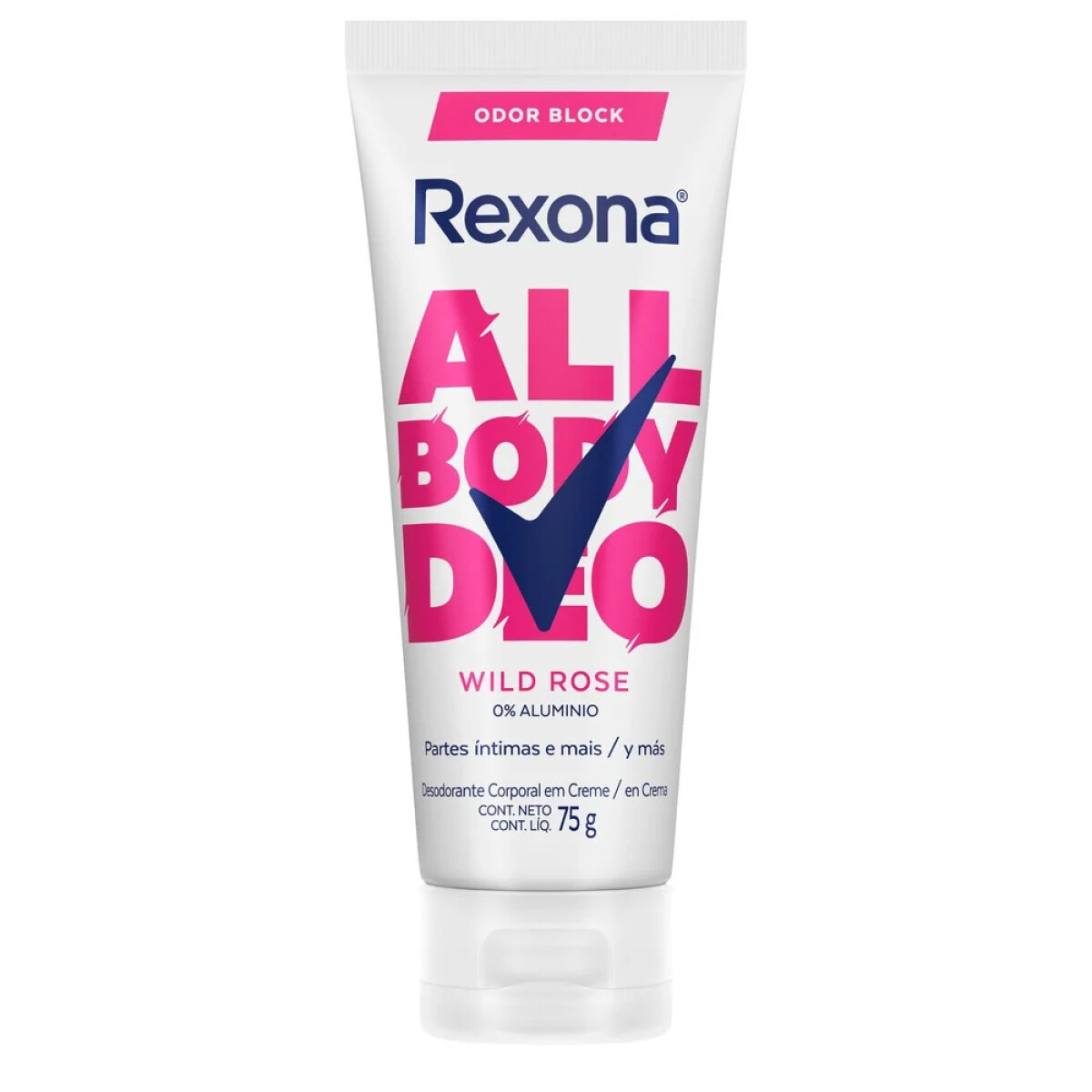 Desodorante en Crema Rexona Women All Body Deo Wild Rose 75g 