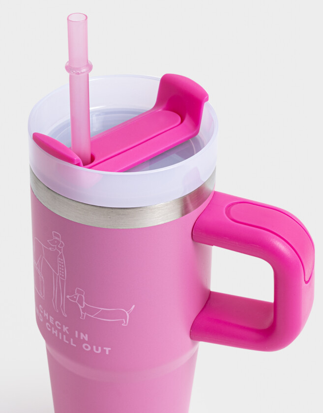 Artículos cocina Vaso Térmico De Acero Inóxidable De 450 Ml - Fucsia Medio