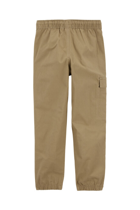 Pantalón cargo de lona Sin color