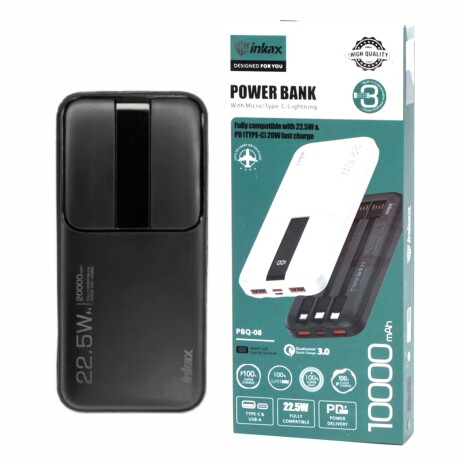 Powerbank Inkax 10000MAH Negro 001