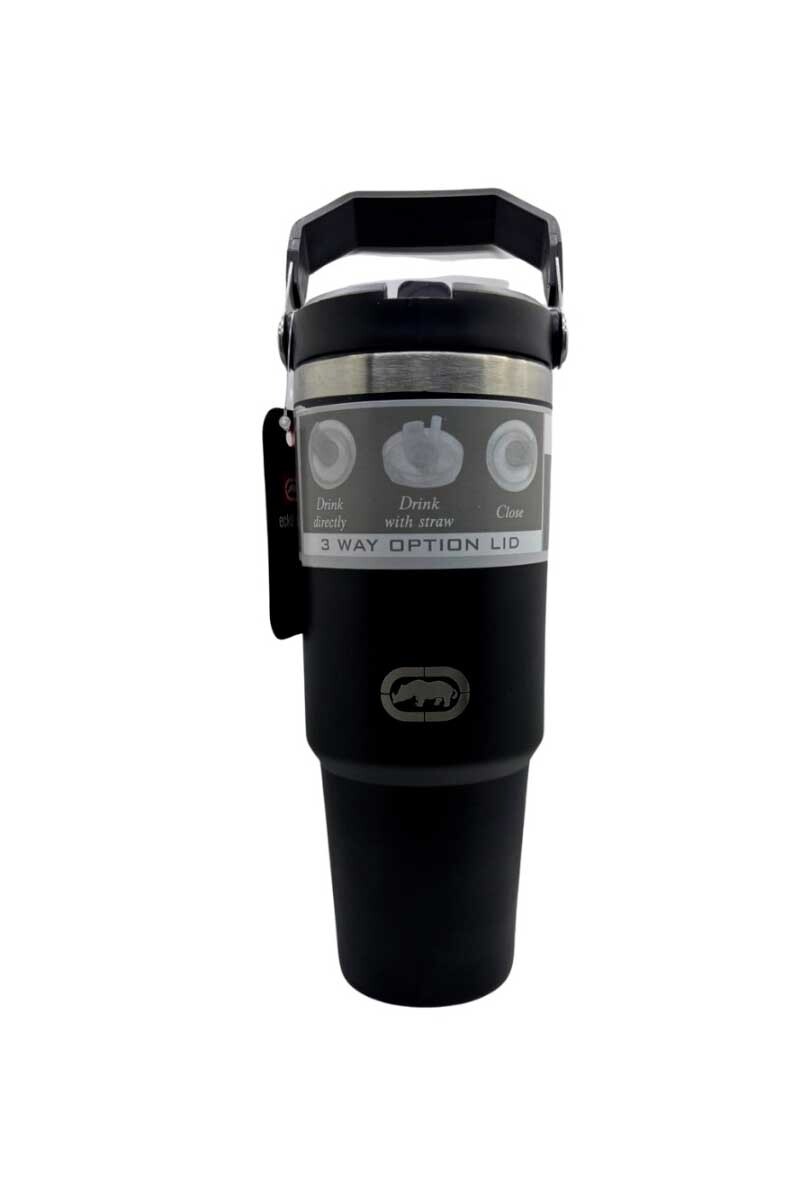 VASO ECKO CON MANIJA EK352 Negro