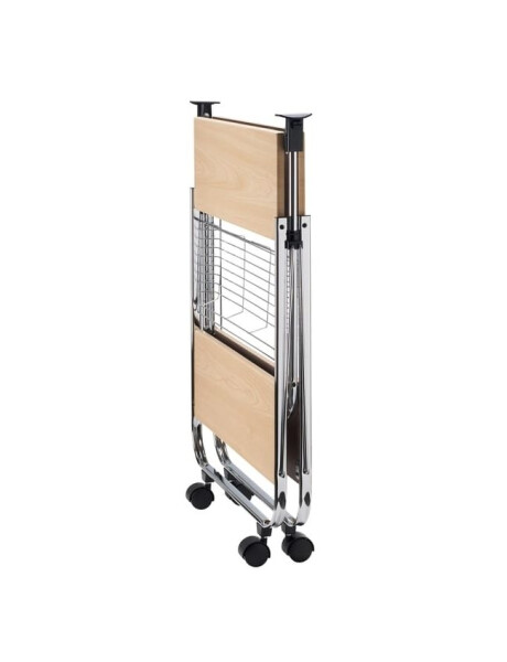 CARRITO PLEGABLE 3 NIVELES 40x63x70CM MADERA/METAL CARRITO PLEGABLE 3 NIVELES 40x63x70CM MADERA/METAL