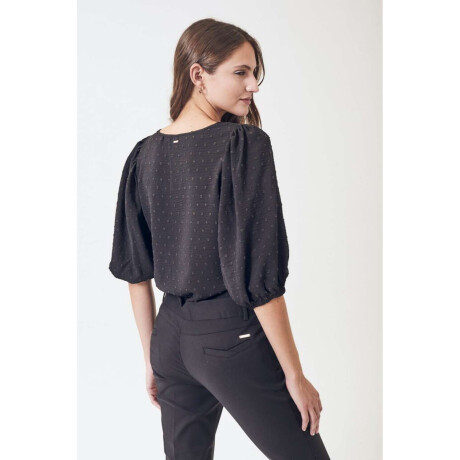 Pantalon Recto Spandex Negro