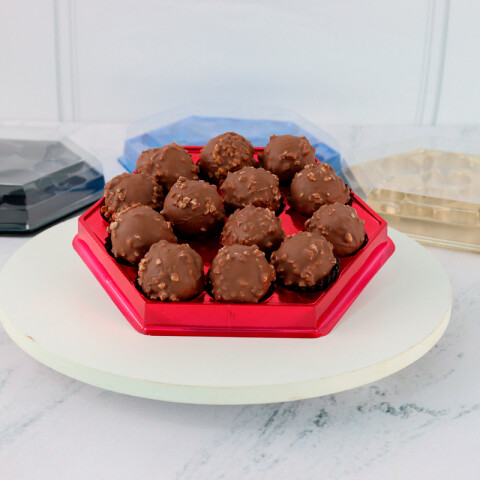 Bombonera Hexagonal x13 Rojo