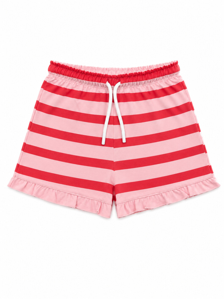 SHORT DAFNE AOP MINI - ROSADO. 