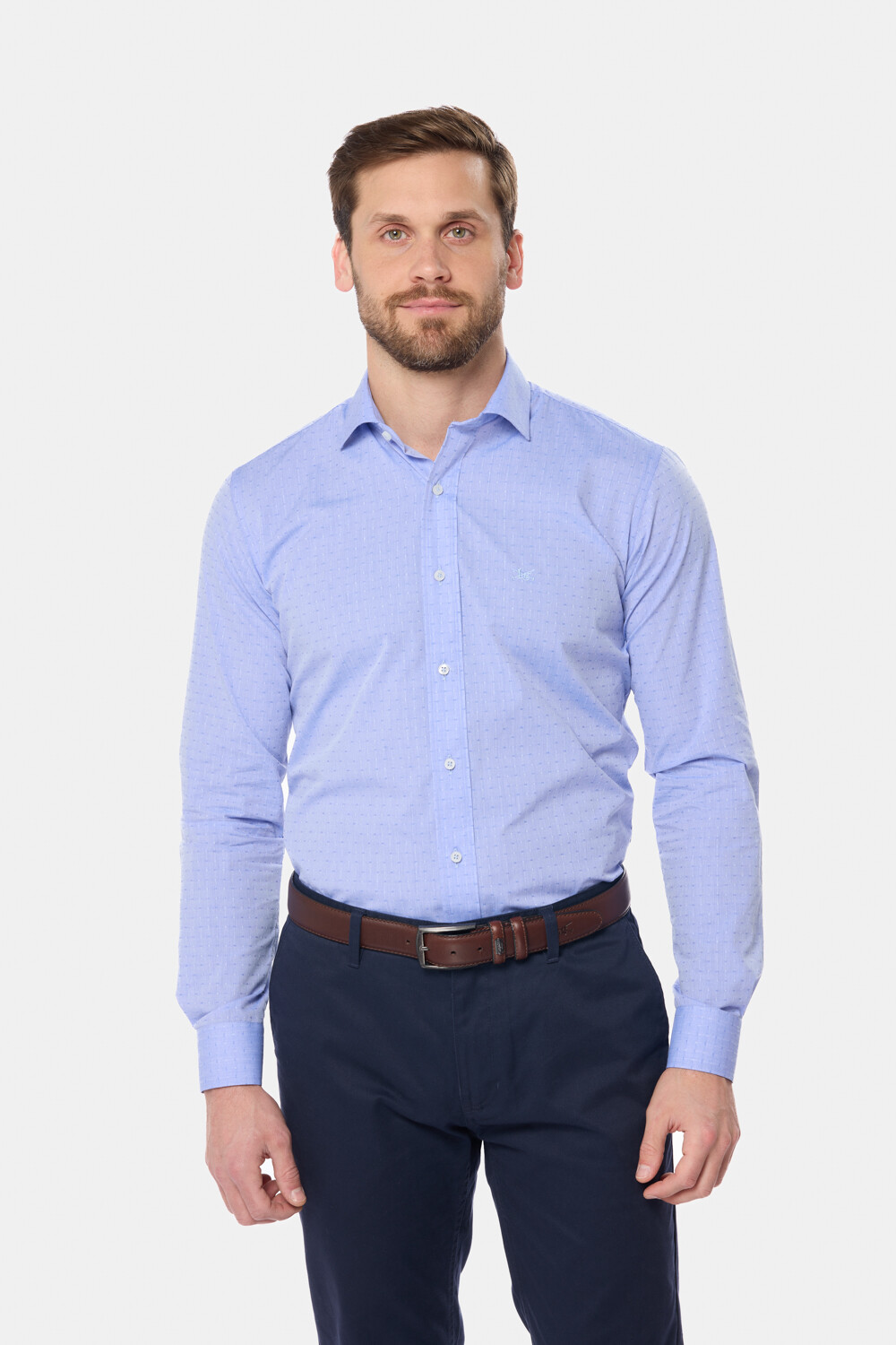 CAMISA DE VESTIR FANTASIA Azul