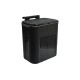 Tarro de residuos colgante 9lts NEGRO