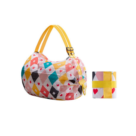 Bolso bolsa enrollable Geometrico