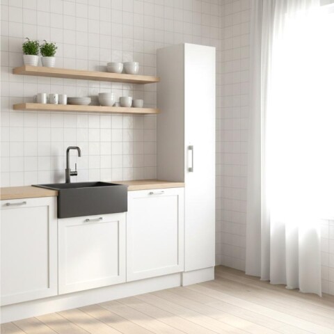 Multiuso Panelero 1 Puerta 5 Estantes Cocina Lavandero Baño - Blanco Multiuso Panelero 1 Puerta 5 Estantes Cocina Lavandero Baño - Blanco