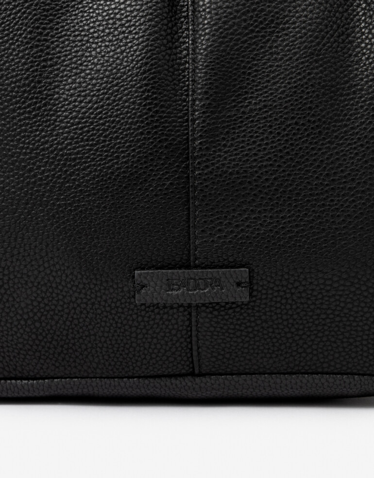 Saca Moda Cartera Con Doble Asa - Negro