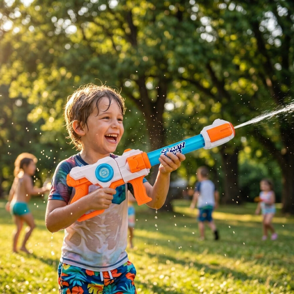 Pistola De Agua Estilo Escopeta NARANJA
