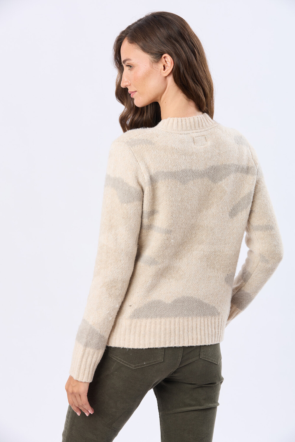 BUZO TEJIDO ESTAMPADO Verde