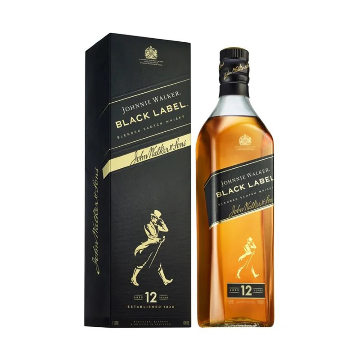 Whisky JOHNNIE WALKER Black Label 1 L 