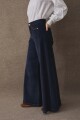 PANTALON WIDE XL CORDEROY Azul