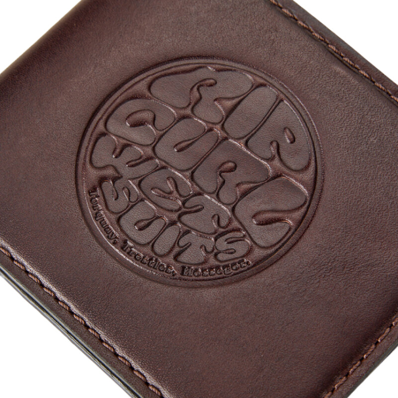 Billetera Rip Curl Premium Surf Rfid Slim - Marrón Billetera Rip Curl Premium Surf Rfid Slim - Marrón