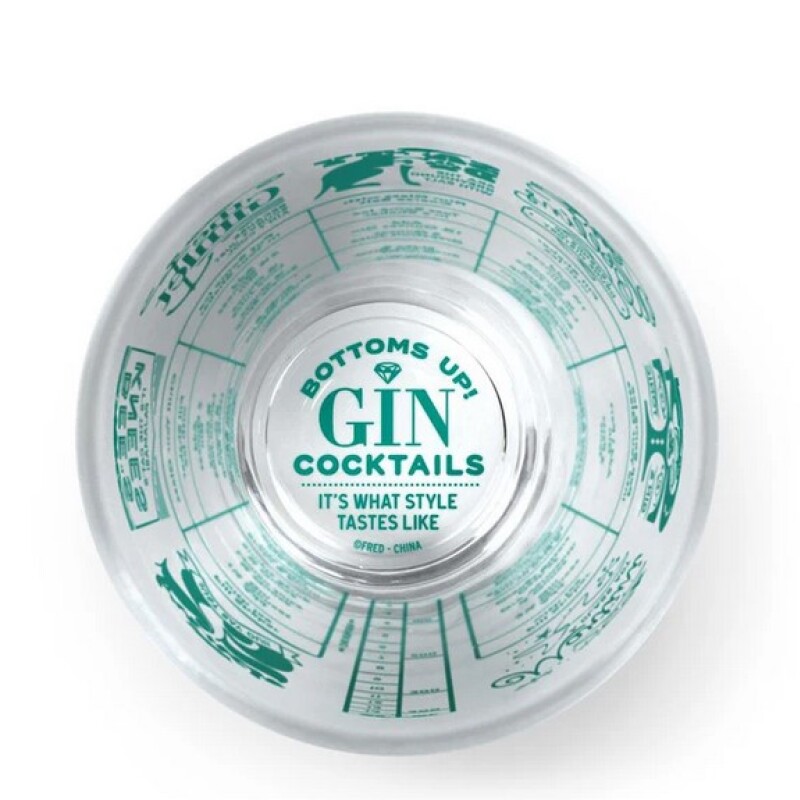 Vaso de vidrio medidor Gin