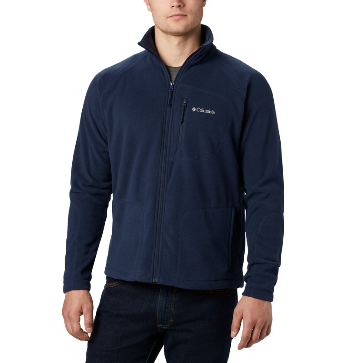 Campera Fast Trek II Full Zip Hombre - COLLEGIATE NAVY 