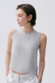 Top Lumina Plateado