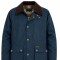 Campera Tipo Encerada Azul