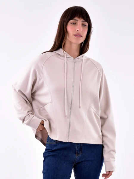 CAMPERA PACI GRIS CLARO