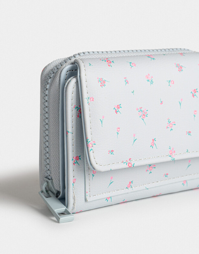 Billetera Billetera Cuerina Celeste - Azul Celeste