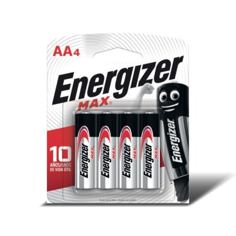 PILA ALCALINA ENERGIZER AA BLISTER X 4 UNIDADES PILA ALCALINA ENERGIZER AA BLISTER X 4 UNIDADES