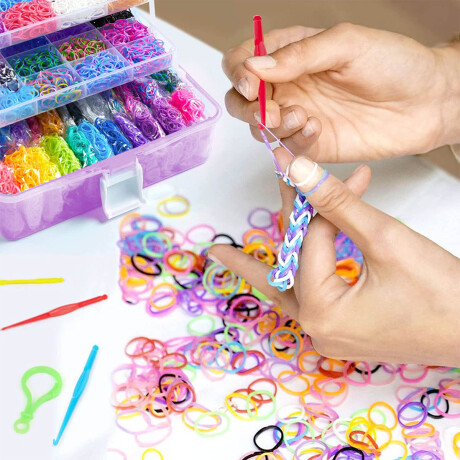 Set Valija De Banditas Gomitas Pulseras 17500pcs Jug001203
