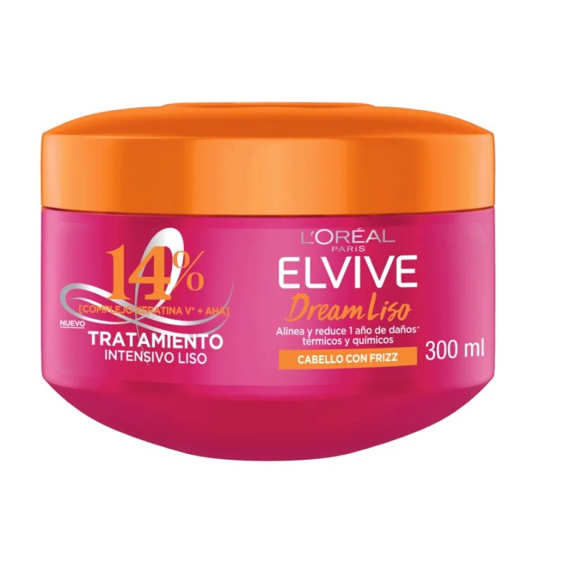 Mascarilla L'oreal Paris Elvive Dream Liso 300 Ml. Mascarilla L'oreal Paris Elvive Dream Liso 300 Ml.