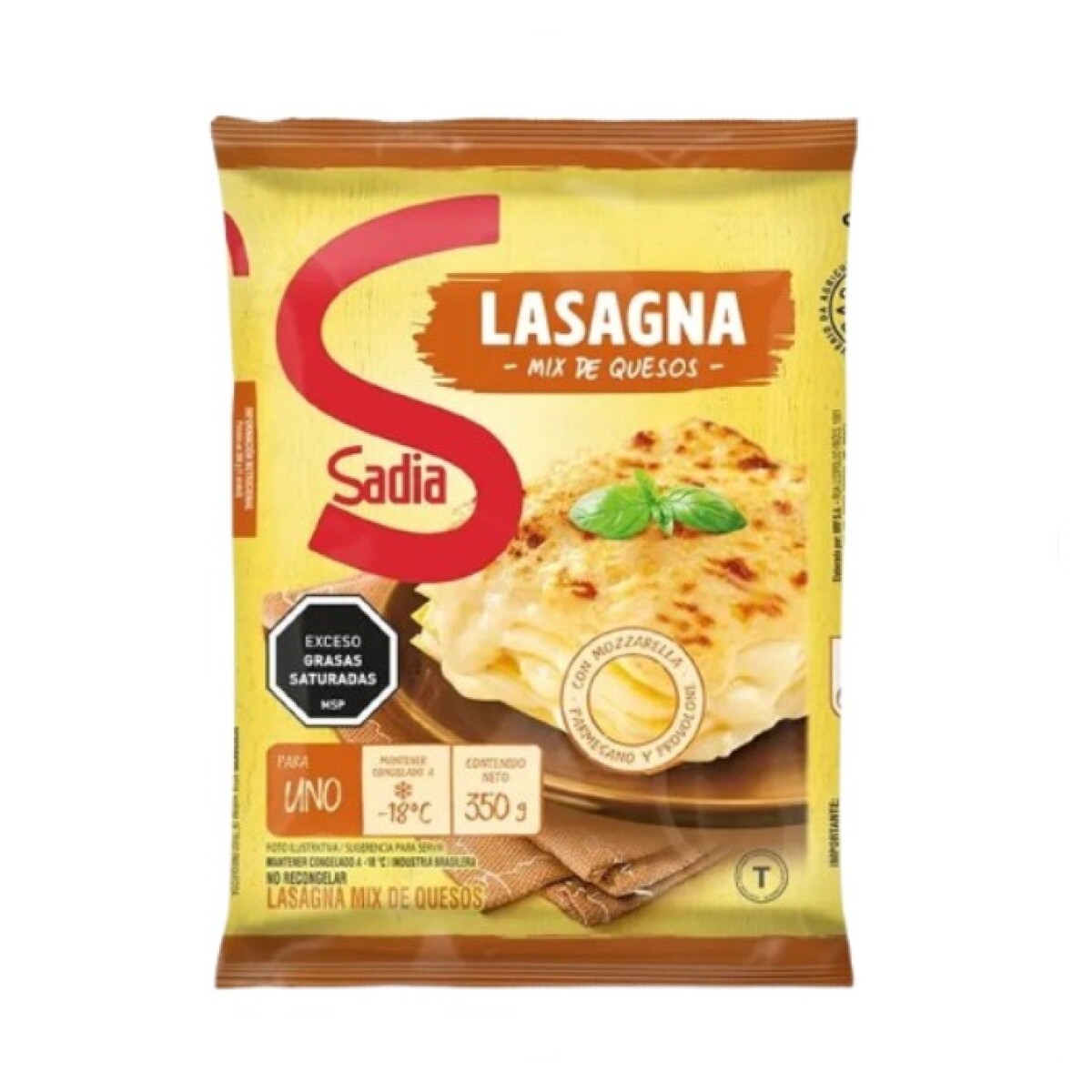 LASAGNA MIX DE QUESOS SADIA - 350GRS 