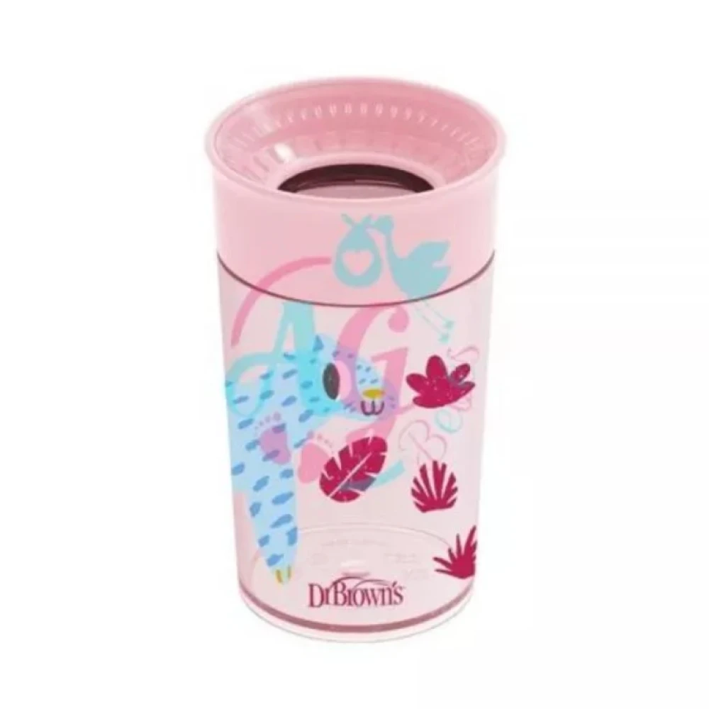 DR.BROWNS VASO ROSA TC01093 FR. X 360 ML