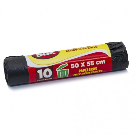 Pack X10 Bolsas de Residuos en Rollo Sak 50X55 001