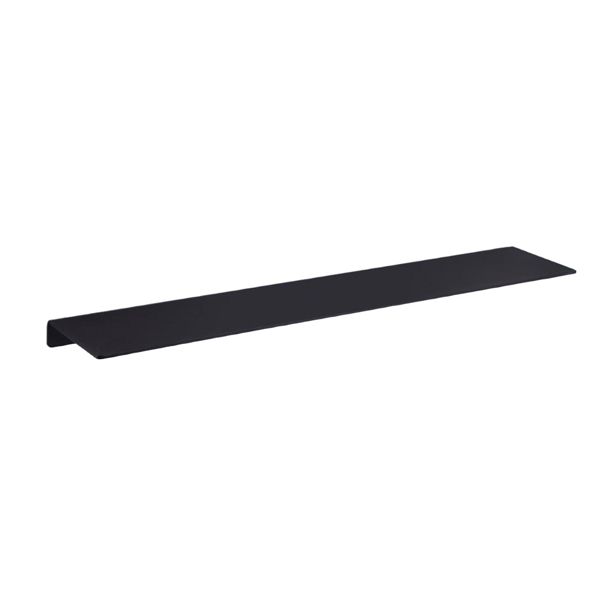 Repisa Acero Inoxidable Metal Linea Baño Color Negro Mate 