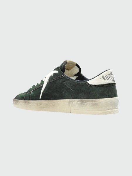 GOLDEN GOOSE - Zapatillas Stradan Suede Upper Toe and Tongue Nappa Alta Automática
