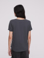 Remera Cordata Gris Topo