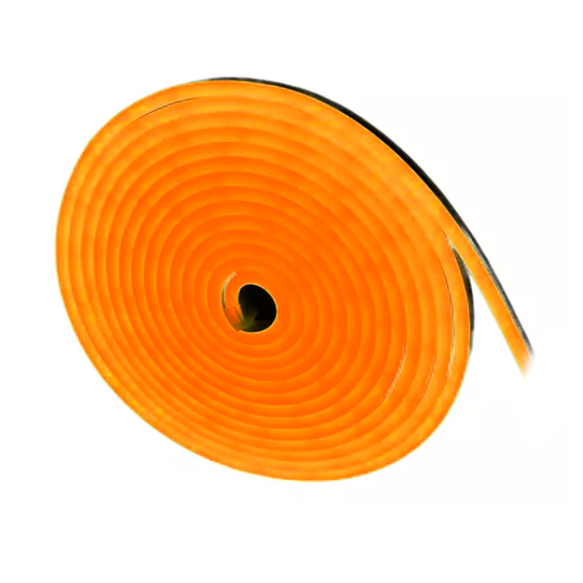 Kit Completo Cinta Tira Led Neon Flexible 5 Metros Naranja 