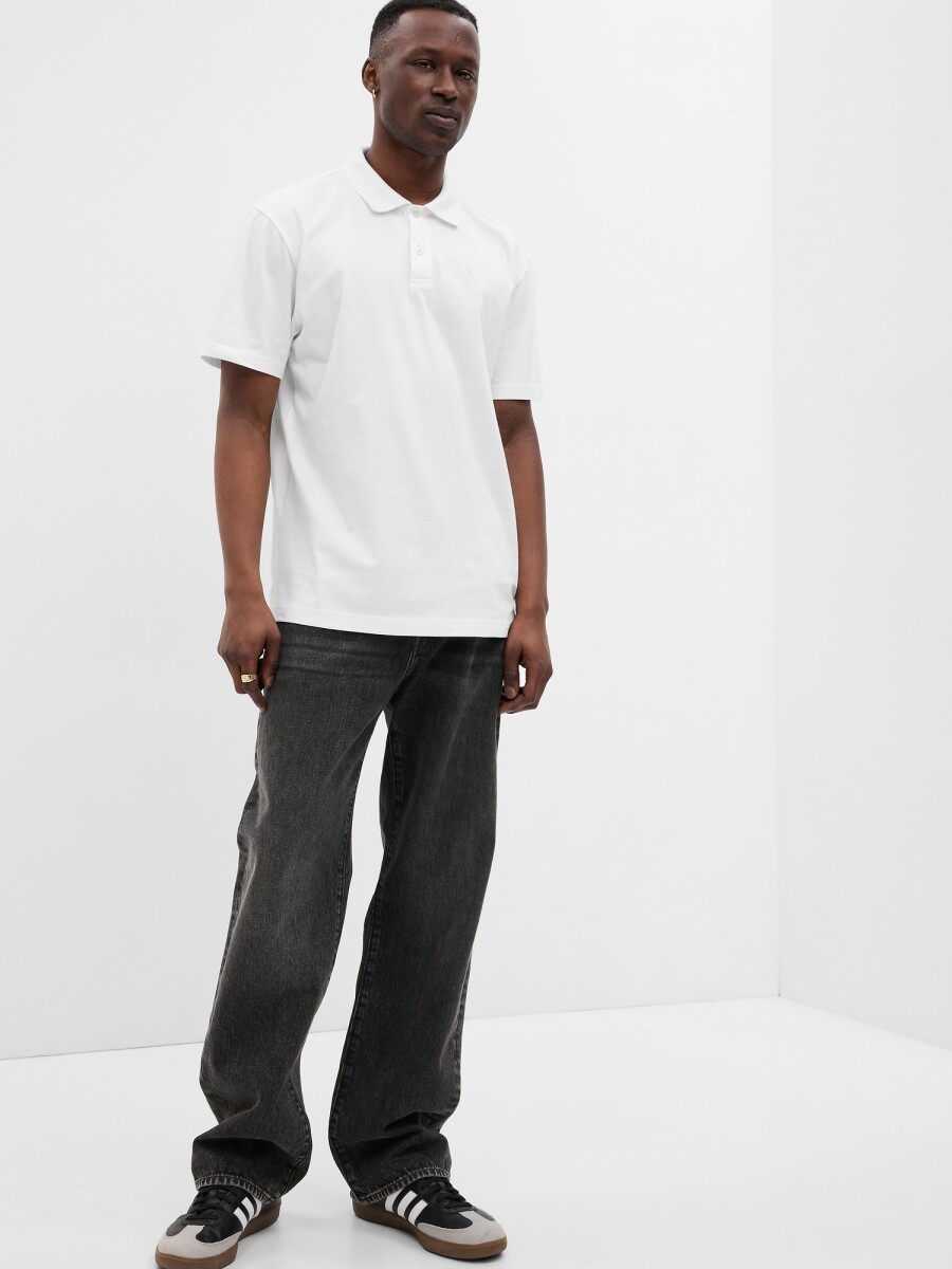 Remera Polo Hombre - Optic White 