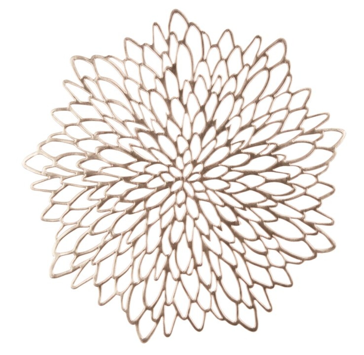 Mantel individual navideño HYRROKIN Ø38cm dorado 