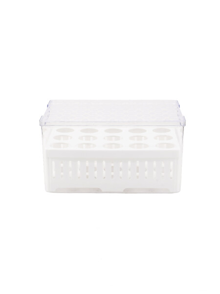 CONTENEDOR PORTA HUEVOS 30 HUEVOS TRANSPARENTE