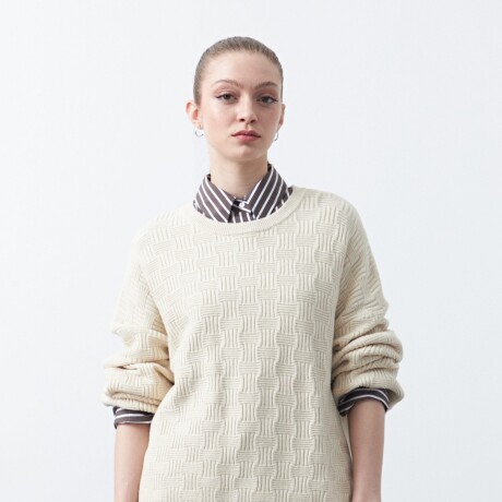 SWEATER CHESS Crudo