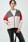 Campera Rumba Gris Me./Rojo