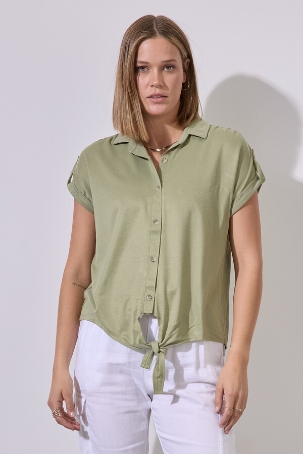 Blusa Botones VERDE