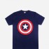 T-Shirt con estampa Capitan América AZUL MARINO