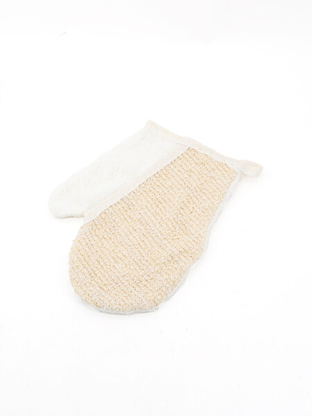 MANOPLA EXFOLIANTE NATURAL OFF WHITE