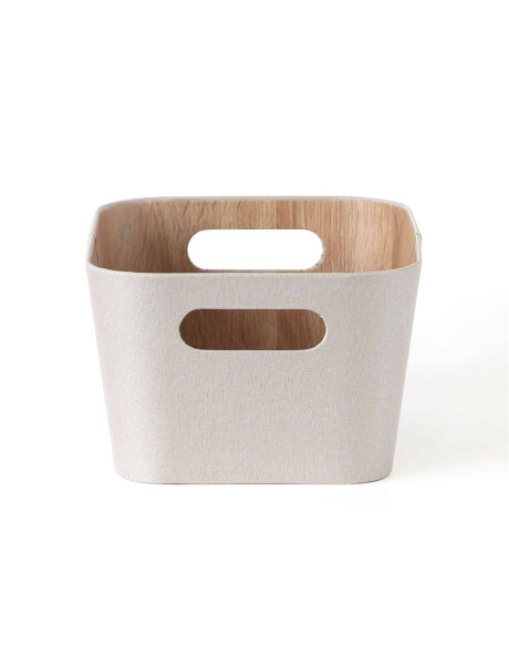 ORGANIZADOR CON ASAS 23X30.5X15.2CM EXT TELA CREMA ORGANIZADOR CON ASAS 23X30.5X15.2CM EXT TELA CREMA