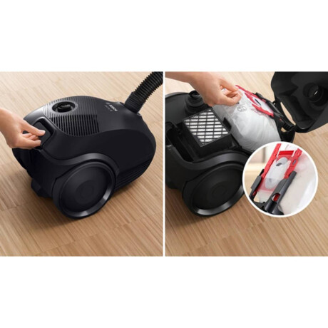 Aspiradora con bolsa Bosch color negro BGBS2LB1