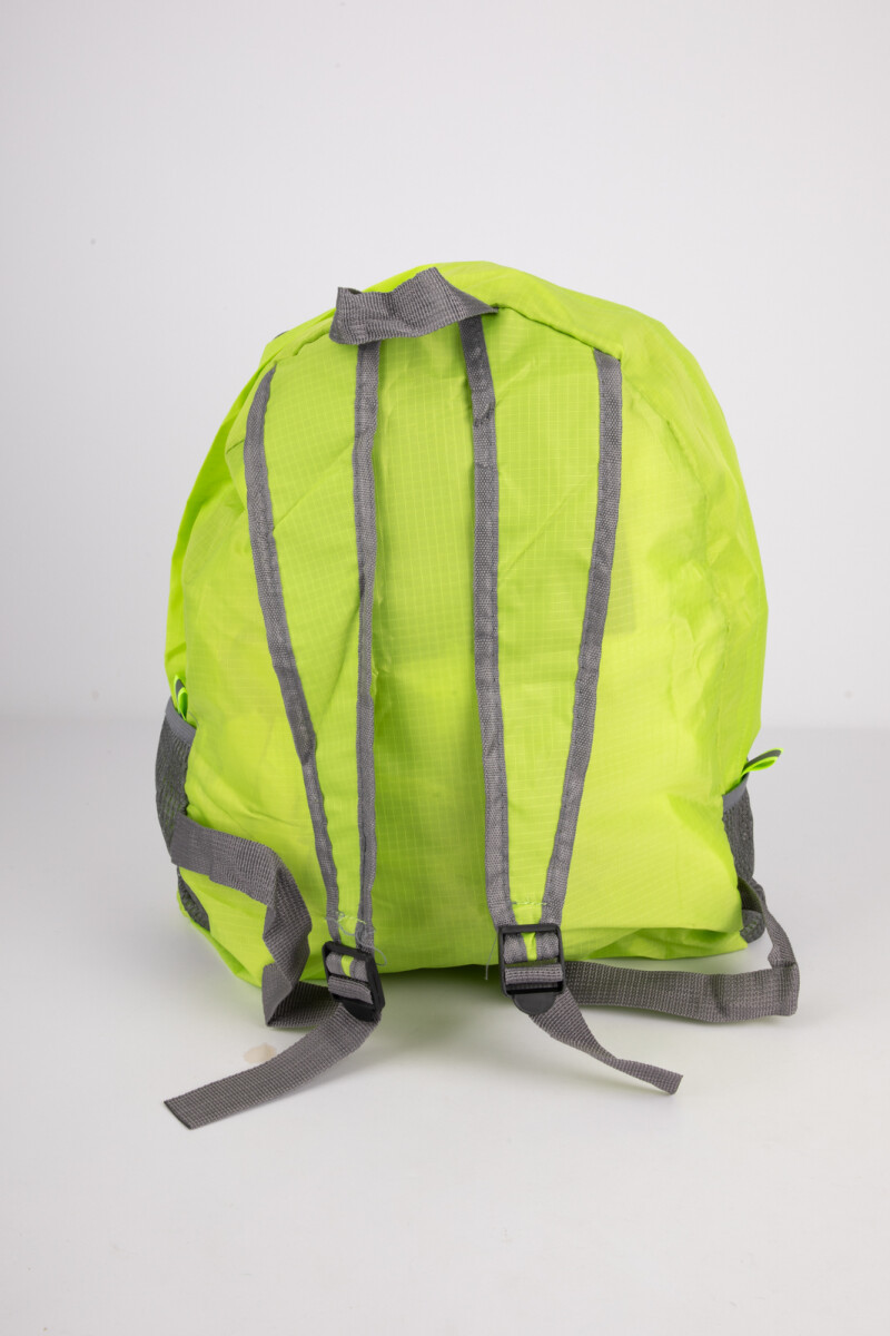 MOCHILA PLEGABLE VIAJE Verde Lima