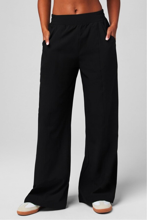 Pantalón Downtown Wide Leg Pant Mujer Black
